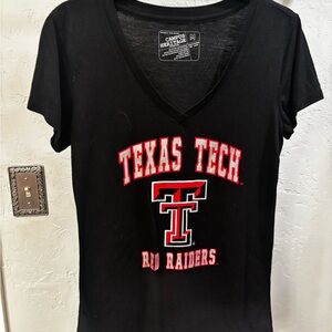 Campus Heritage Texas Tech Black V-Neck T-Shirt